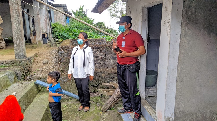 Verifikasi Desa ODF (Open Defecation Free) di Desa Belanga