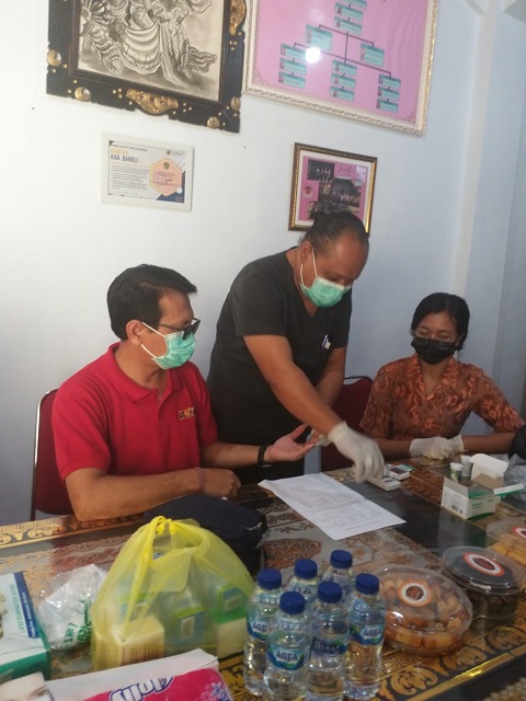 Kegiatan Skrining Penyakit Tidak Menular dan Tes Kebugaran di Kantor BPN Kabupaten Bangli