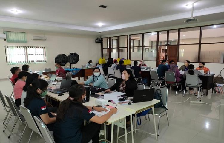 FGD persiapan dokumen administratif BLUD Puskesmas di Kantor Perwakilan BPKP Provinsi Bali
