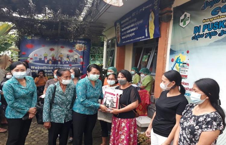 Kegiatan PAP Smear di Puskesmas Susut II
