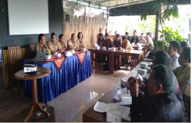 PEMBINAAN/SOSIALISASI KABUPATEN KOTA SEHAT TAHUN 2019 DARI DINAS KESEHATAN PROVINSI BALI DI KABUPATEN BANGLI