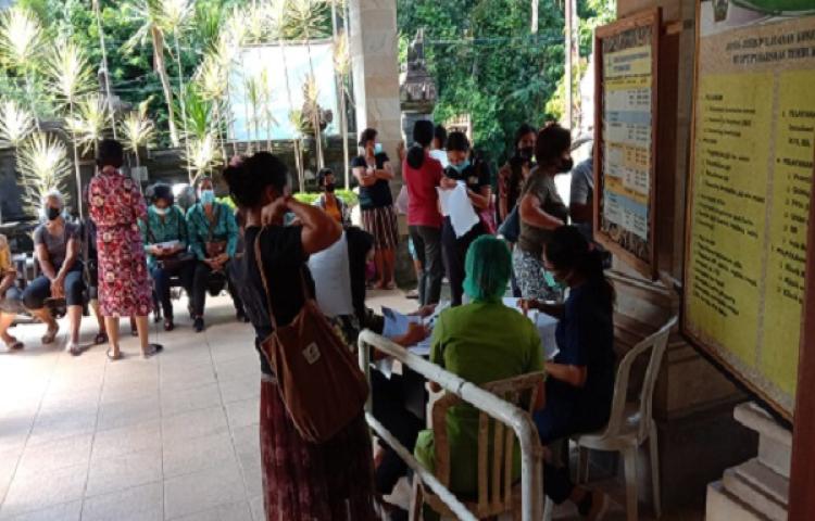 Pelaksanaan Gebyar IVA di Puskesmas Tembuku I