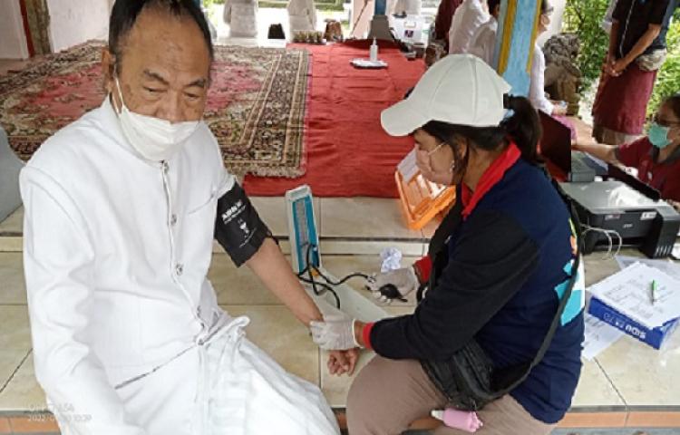 Puluhan Sulinggih di vaksinasi covid-19 dosis booster